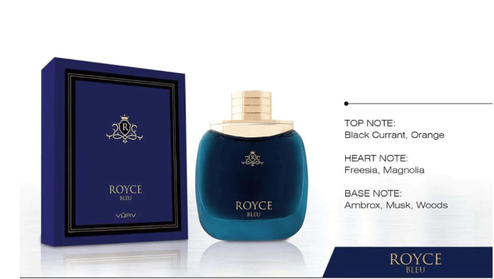 Royce Bleu For Men Eau De Parfum 100Ml (3.4Oz) VURV By Lattafa