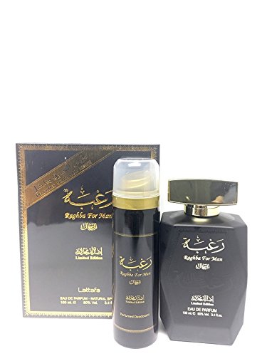 Raghba For Man Eau de Parfum 100ml by Lattafa Perfume Spray