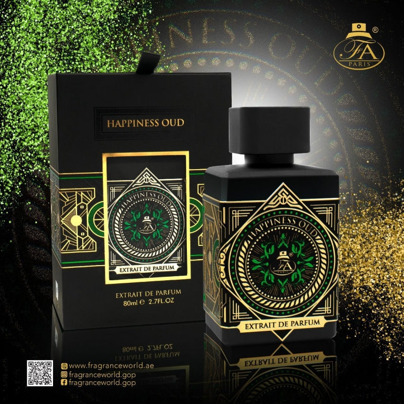 Initio Oud For Happiness perfume (Happiness Oud) Arabic version of aroma, Unisex, 80ml, Extrait de Parfum.