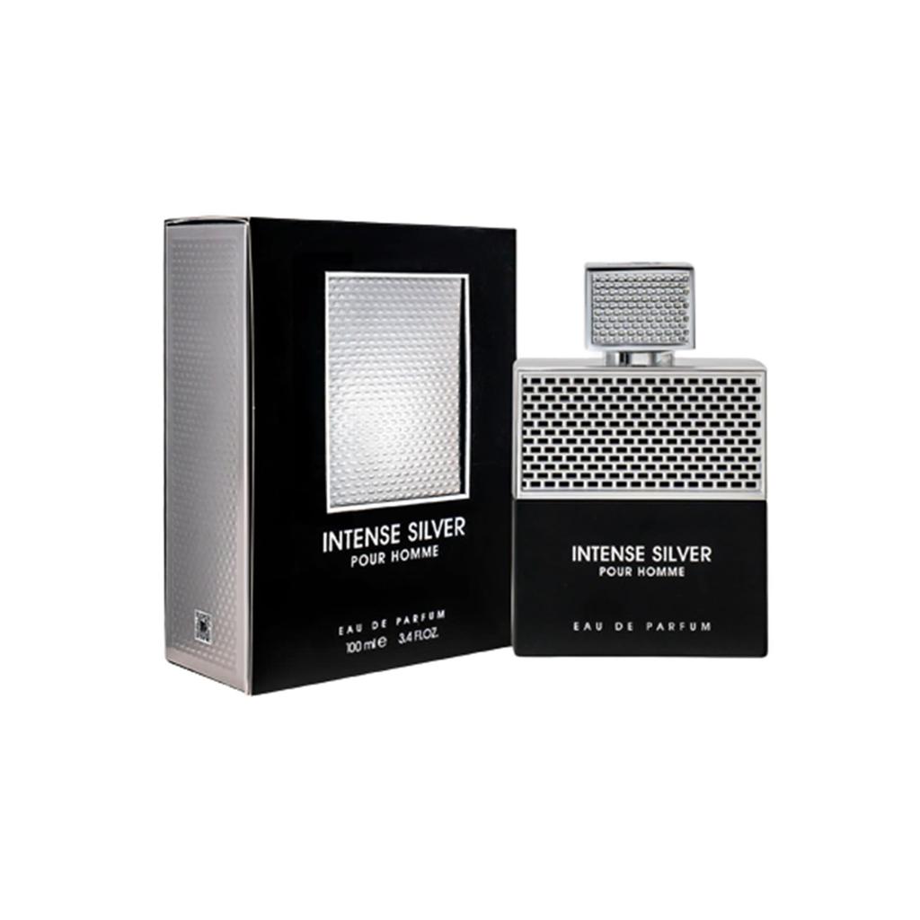 Intense Silver Pour Homme eau de parfum for men 100ml by Fragrance World