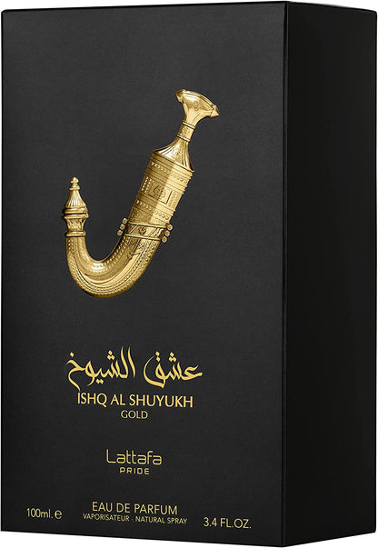 Ishq Al Shuyukh Gold EDP - Unisex 100ml   by Lattafa Perfumes