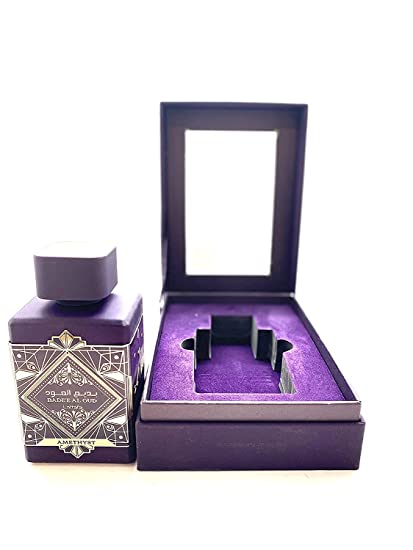 Bade'e Al Oud Amethyst for Unisex Eau de Parfum Spray, 3.4 Ounce by Lattafa Perfumes