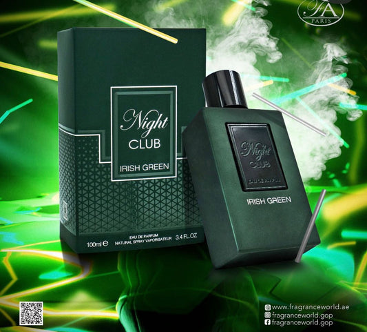 Night Club Irish Green EDP Perfume - Men By Fragrance World 100 ML