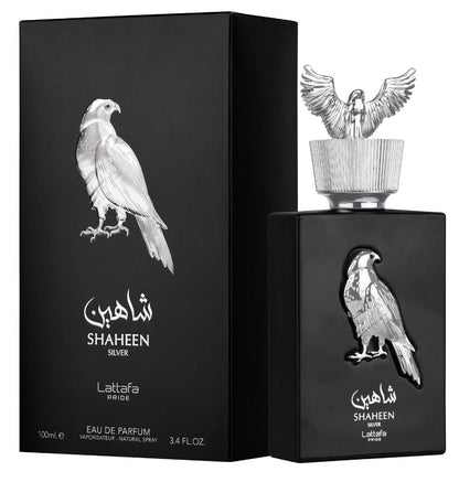 Shaheen Silver Perfumes Natural Spray EDP 100ml (3.4 oz) by Lattafa Pride