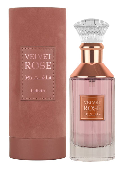 Velvet Rose for Unisex Eau de Parfum Spray, 100 ml by Lattafa Perfumes