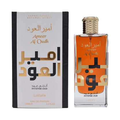 Ameer Intense  Al Oud Oud for Unisex Eau de Parfum Spray, 100 ml by Lattafa Perfumes.