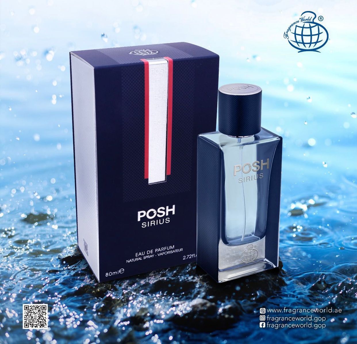 Posh Sirius Perfume FOR Men  By Fragrance World 80ml