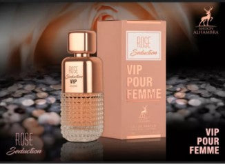 Rose Seduction VIP Pour Femme Eau De Parfum 100ml by MAISON ALHAMBRA