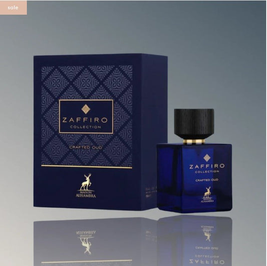 Zaffiro Collection Crafted Oud 100ml  By Maison Alhambra Eau De Parfum Spray 3.4 fl oz 100 ml - Unisex